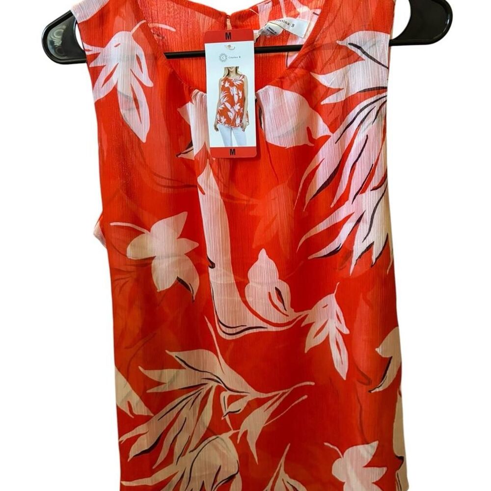 Unbranded Women's Orange and Red Blouse